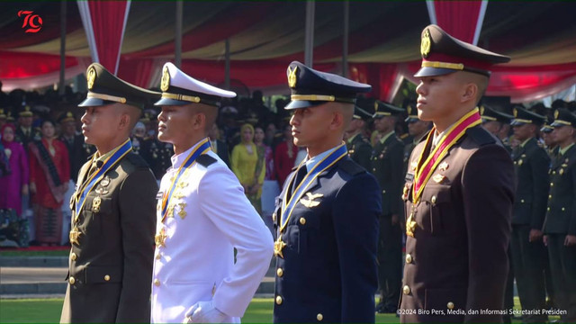 Peraih Adhi Makayasa 2024 dari masing-masing akademi. Foto: YouTube/Sekretariat Presiden