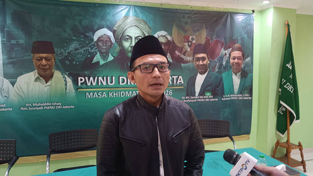 Salah satu kader NU yang bertemu Presiden Israel, Zainul Ma'arif, saat dijumpai di Kantor PWNU Jakarta, Kamis (18/7). Foto: Thomas Bosco/kumparan