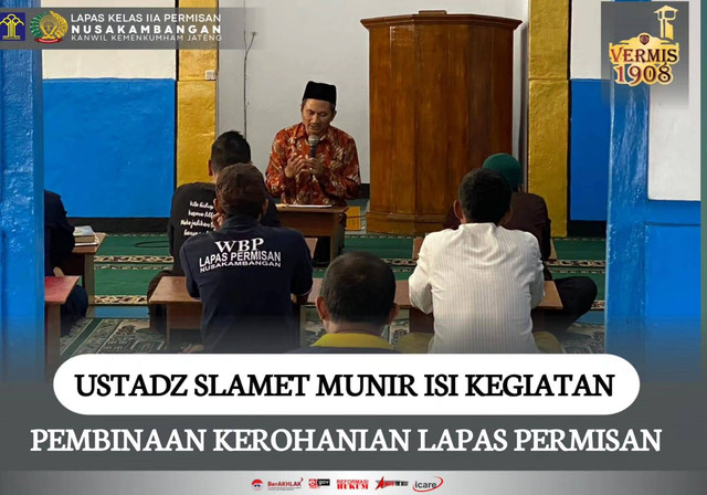 Munir Rp Ustadz Slamet Munir Isi Kegiatan Pembinaan Kerohanian Lapas Permisan ...