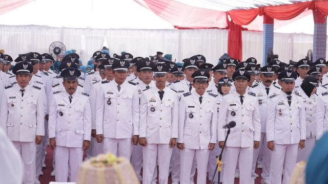 Sebanyak 136 kepala desa di Kabupaten Wajo menerima penambahan masa jabatan dua tahun. Foto: Dok. Istimewa