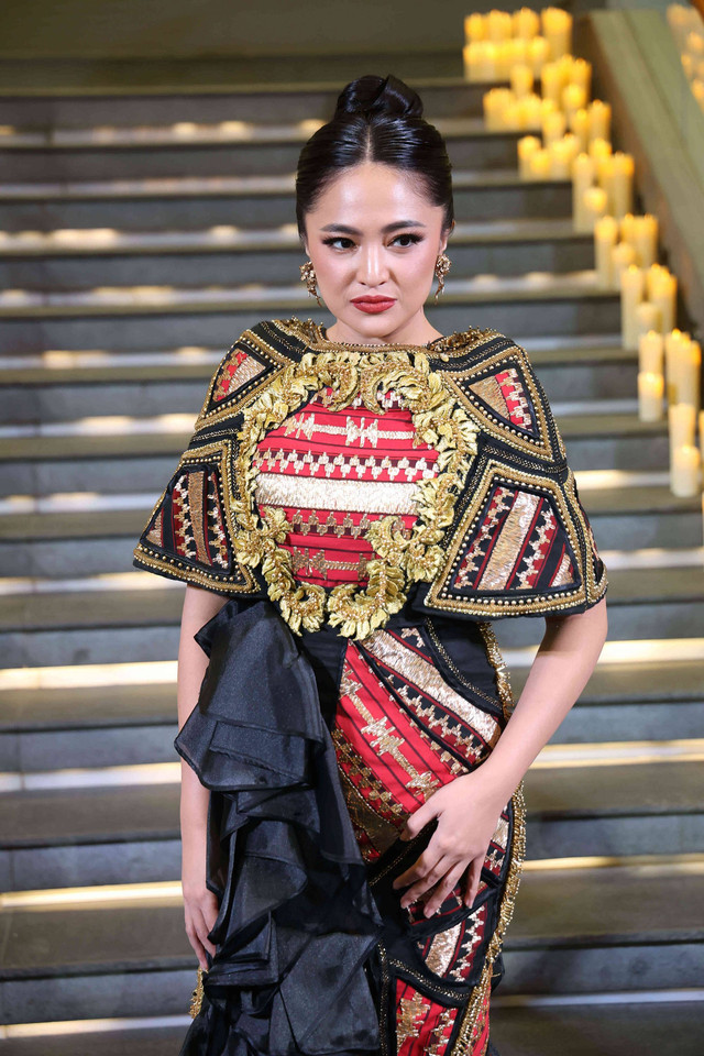 Marshanda saat hadir di launching film series Jangan Salahkan Aku Selingkuh di Plaza Indonesia, Jakarta, Rabu, (24/7/2024). Foto: Agus Apriyanto