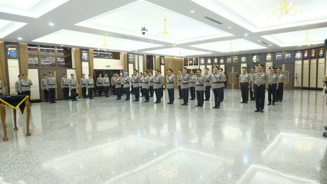 Sertijab PJU dan para Kapolda serta Upacara Kenaikan Pangkat Golongan Pati Polri. Foto: Dok Istimewa