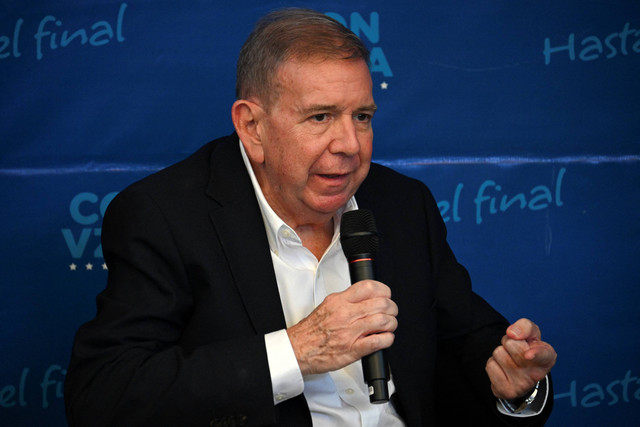 Kandidat presiden oposisi Venezuela Edmundo Gonzalez Urrutia. Foto: Federico PARRA / AFP