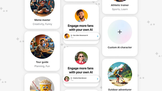 Meta meluncurkan AI Studio yang memungkinkan pengguna membuat karakter chatbot AI sendiri. Foto: Meta