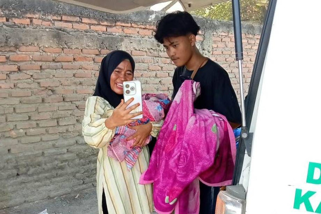 Bayi yang dilahirkan di ambulans di wilayah Parungpanjang, Bogor. Foto: Dok Istimewa