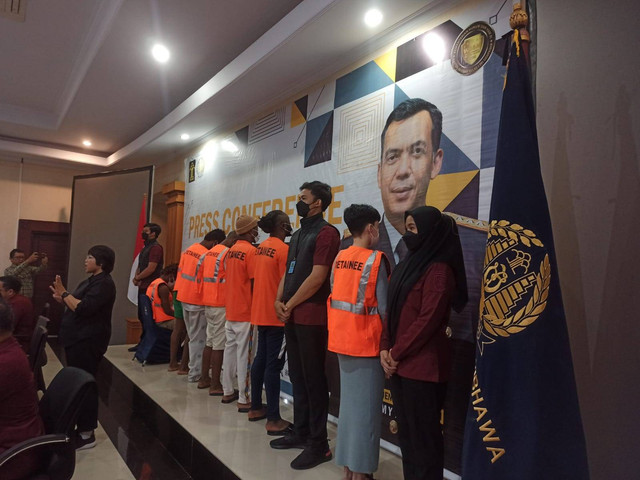 7 WN Nigeria di Bali Diduga Terlibat Love Scamming di Imigrasi Denpasar Foto: Denita BR Matondang/kumparan