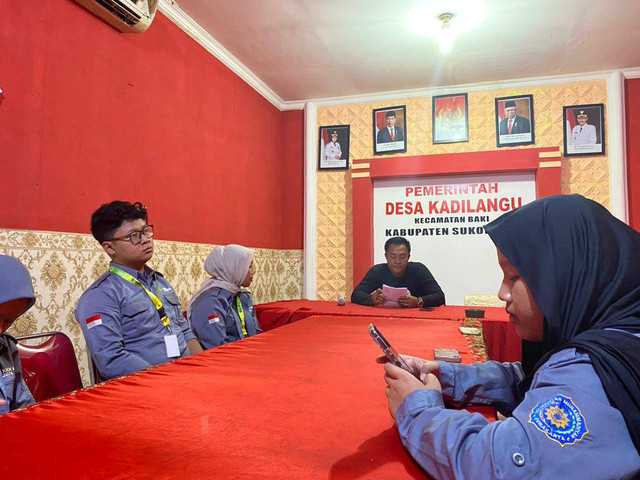 Sukseskan KKN MAs 2024, Kelompok 20 Koordinasi dengan Kepala Desa Kadilangu