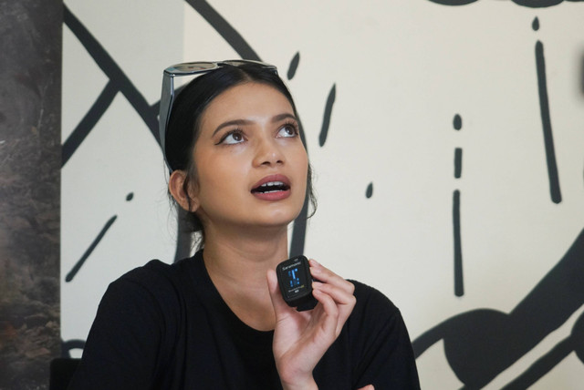 Cast film Kromoleo, Ratu Sofya saat berkunjung ke kantor kumparan, Senin (5/8/2024). Foto: Dicky Adam Sidiq/kumparan