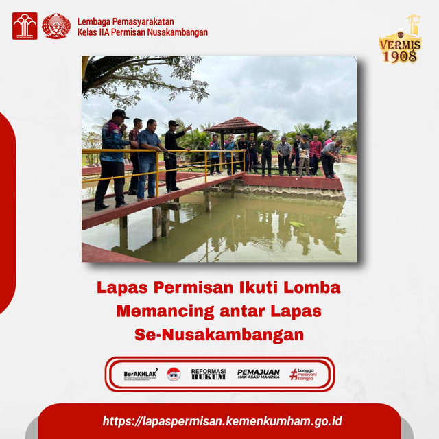 Lapas Permisan Ikuti Lomba Memancing antar Lapas Se-Nusakambangan