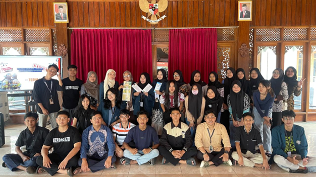 Dokumentasi kegiatan bersama karang taruna Kelurahan Sewu (27/07/2024), (foto : Dokumentasi Pribadi)