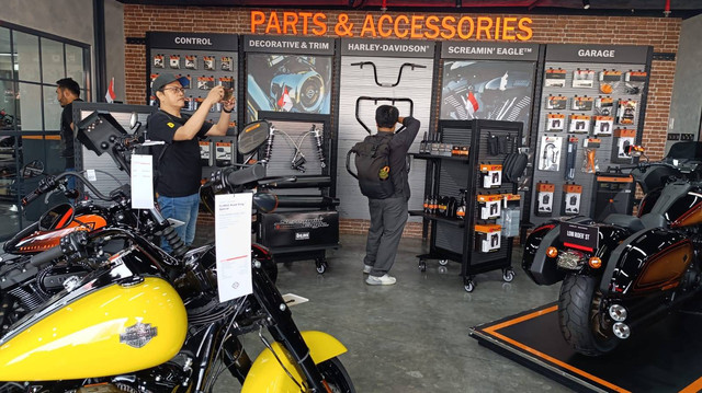 Suasana diler baru Indomobil Harley-Davidson of Jakarta. Foto: Fitra Andrianto/kumparan