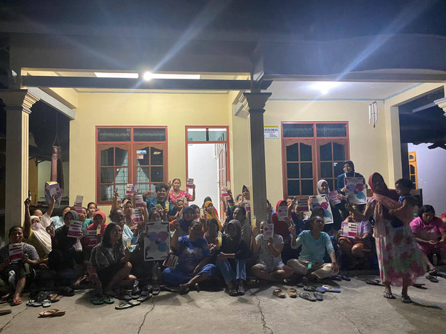 Sosialisasi Pencegahan DBD bersama Ibu-Ibu RT 03 Dusun Pendem