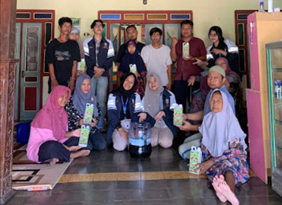 Hasil Kegiatan Pembuatan Pupuk Oranik Cair dari Air Limbah Budidaya Ikan