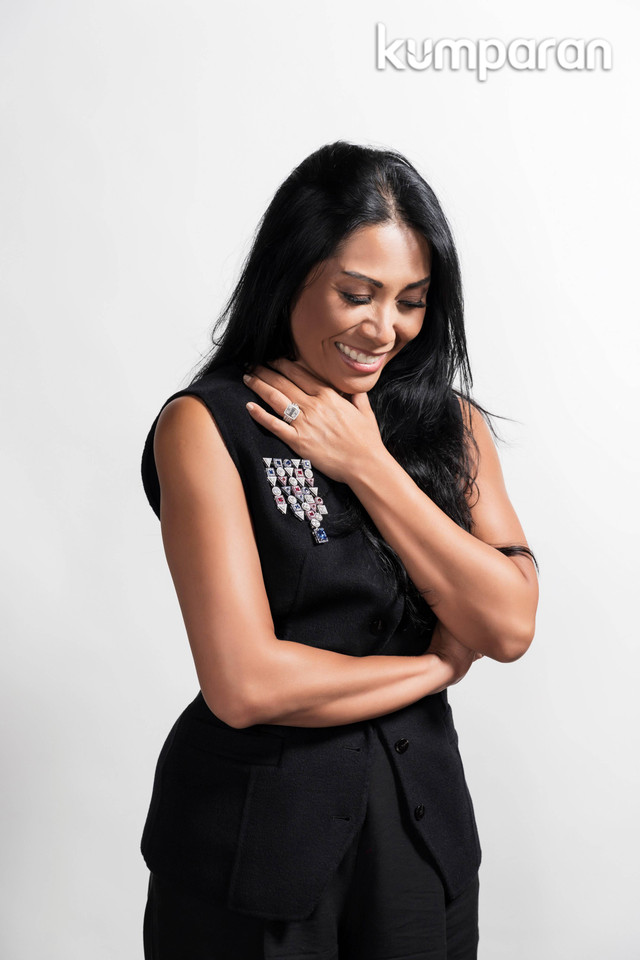 Anggun C. Sasmi untuk Role Model kumparanWOMAN. Foto: Panji Indra