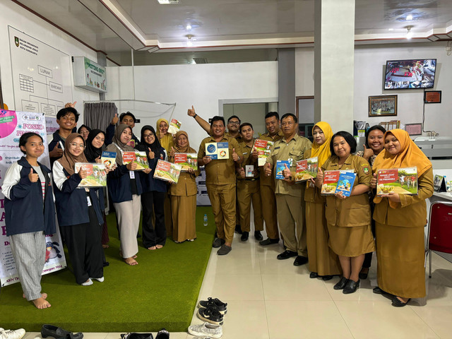 Koordinasi Perangkat Kelurahan dan Tim KKN Universitas Diponegoro untuk Posko PINTAR