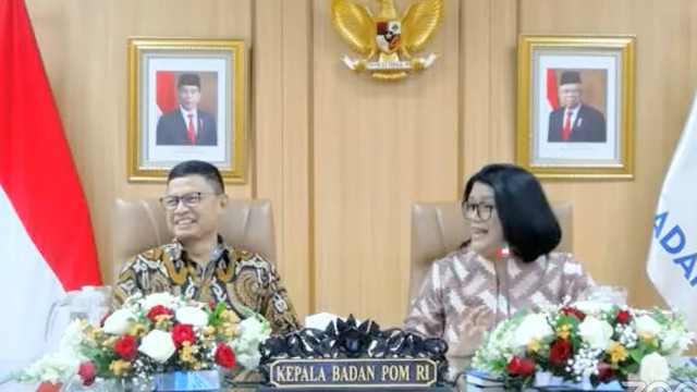 Serah terima jabatan Kepala BPOM. Foto: Youtube/BPOM