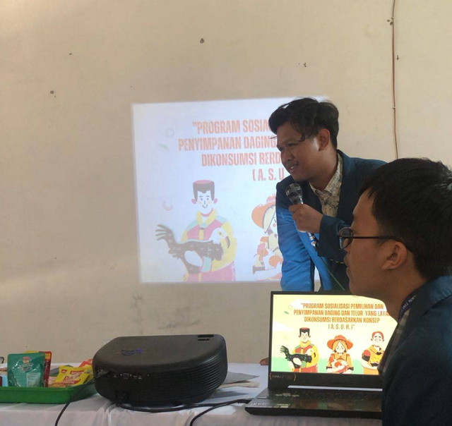 penyampaian materi ASUH