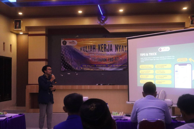 Mahasiswa KKN Jantra UB 63 Gelar Sosialisasi UMKM di Desa Sumbertempur