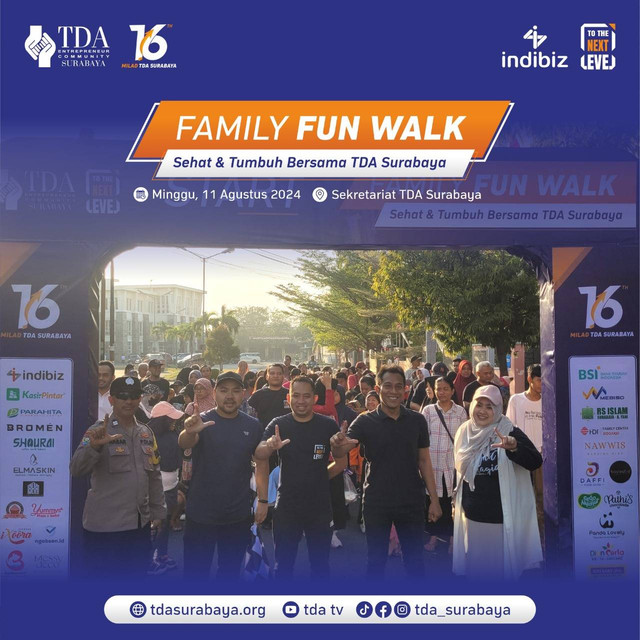 TDA Surabaya Gelar Family Fun dan Milad TDA Surabaya ke-16