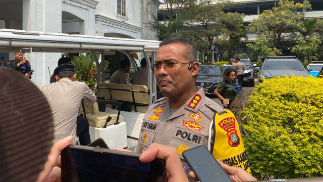 Dirlantas Polda Metro Jaya Kombes Latif Usman ditemui di Polda Metro Jaya pada Jumat (30/8).  Foto: Abid Raihan/kumparan