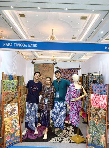 Foto Kara Tungga di Acara INNACRAFT di Jakarta Convention Centre
