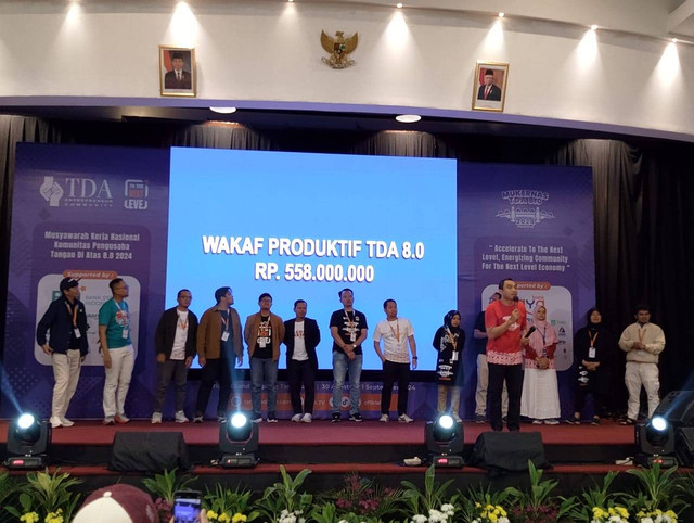 Gandeng Wakaf Warrior, TDA Peduli Kumpulkan Rp 560 Juta di Mukernas TDA 2024