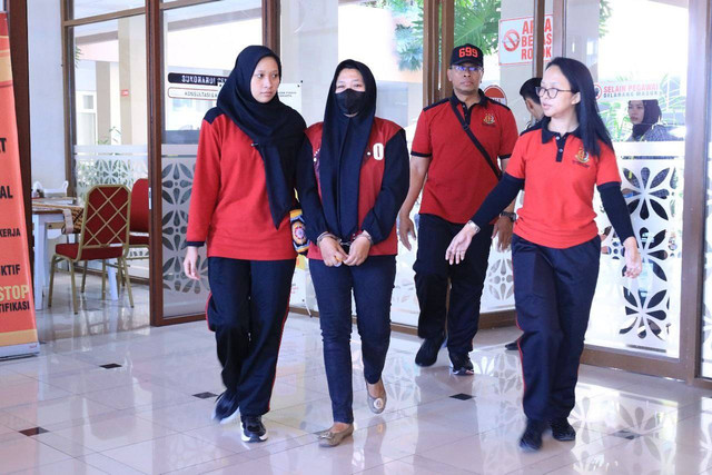 Akuntan Bank BUMN di Bantul yang diamankan. Foto: istimewa