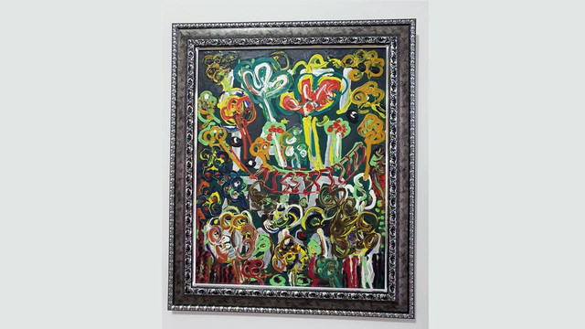 Lukisan Taruparwa karya Sam Sianata (foto: dokumen pribadi)