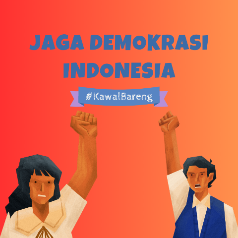 Jaga Demokrasi Indonesia, Sumber: edit sendiri