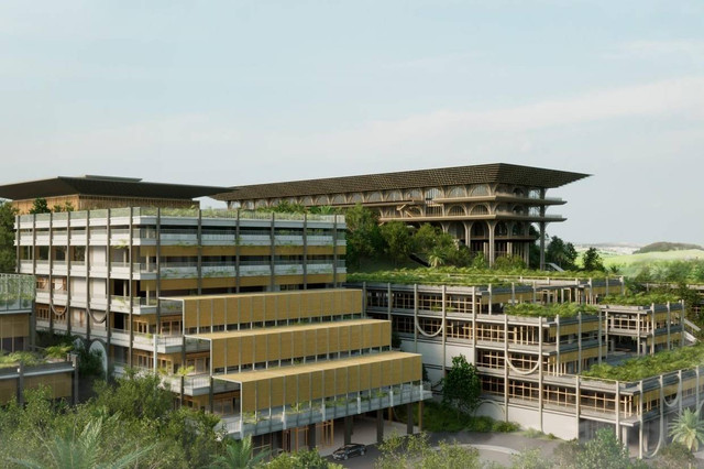 Desain istana wakil presiden di IKN. Foto: Kementerian PUPR