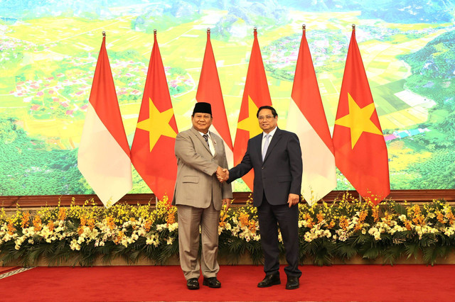Menteri Pertahanan (Menhan) RI Prabowo Subianto di Vietnam, Sabtu (14/9). Foto: Dok. Istimewa
