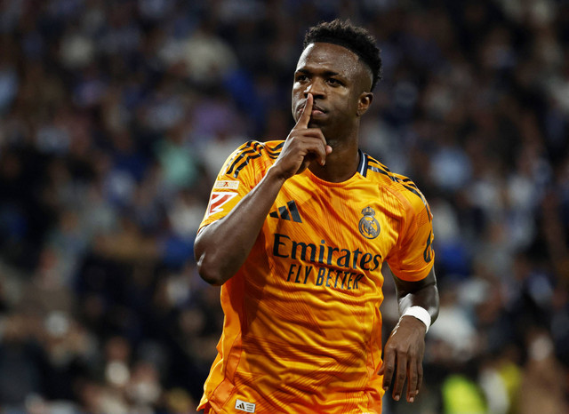 Pemain Real Madrid Vinicius Junior. Foto: Vincent West/REUTERS