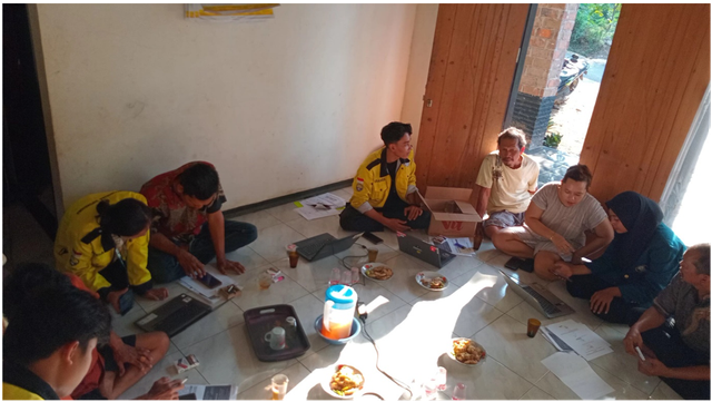 Pelatihan Pembuatan NIB  dan Edukasi website Pasang Surut Laut (Sumber : Dokumentasi Tim PPK ORMAWA SEACREST FPIK UNDIP)