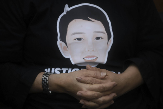 Terdakwa Yudha Afandi saat menjalankan sidang tuntutan terkait meneggelamkan Dante anak Tamara Tyasmara di Pengadilan Negeri Jakarta Timur, Jakarta, Senin, (23/9/2024). Foto: Agus Apriyanto