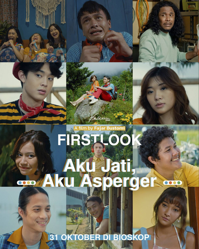 Falcon Pictures merilis teaser video dan poster film terbaru berjudul Aku Jati, Aku Asperger, Senin (23/9/2024). Foto: Dok. Falcon Pictures