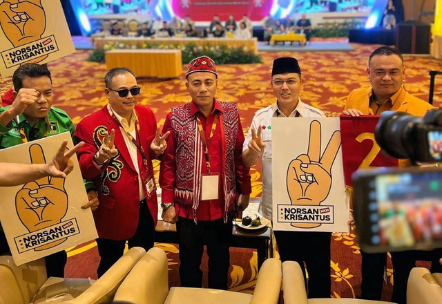 Pasangan Ria Norsan dan Krisantus Kurinawan. Foto: Dok, Instagram @rianorsan.id
