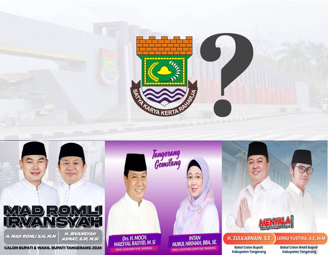 Foto Calon Bupati dan Calon Wakil Bupati Kabupaten Tangerang Tahun 2024, Sumber : Muhamad Andrai Mamas