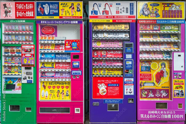 Vending Machine yang menjual barang unik. Sumber: Adobe Stock