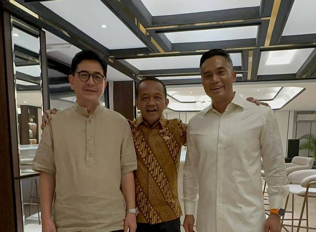 Pertemuan Arsjad-Anin yang diinisiasi oleh Bahlil Lahadalia. 