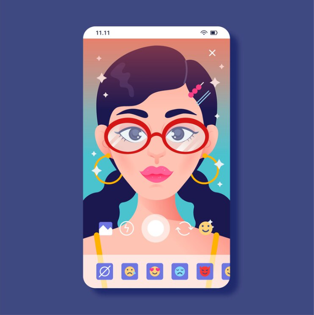 https://www.freepik.com/free-vector/colorful-instagram-filter-with-woman_6600632.htm#from_view=detail_alsolike