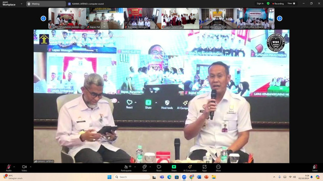 Lapas Batu Ikuti Sosialisasi Paradigma Baru Corporate University (Corpu), Foto : Humas Lapas Batu