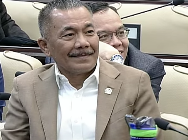 Sarifuddin Sudding, anggota DPR dari PAN, dalam sidang MPR, Kamis (3/10/2024). Foto: MPR RI