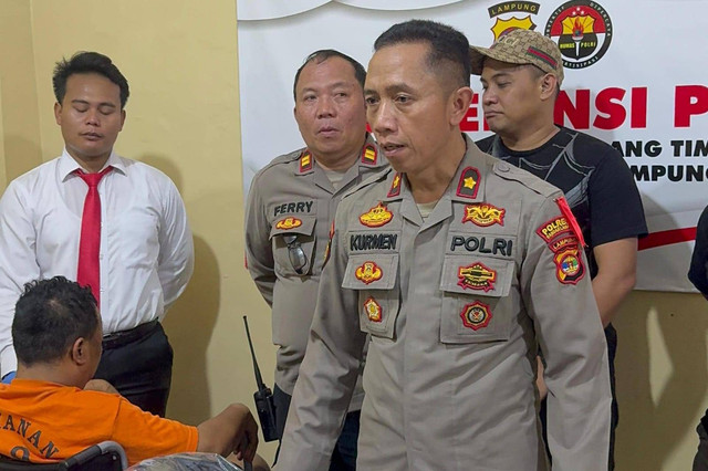 Kapolsek Tanjung Karang Timur, Kompol Kurmen Rubiyanto. | Foto: Sinta Yuliana/Lampung Geh