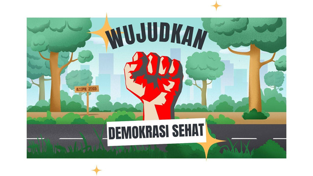 Poster Bertema Demokrasi by agusto yuzron 