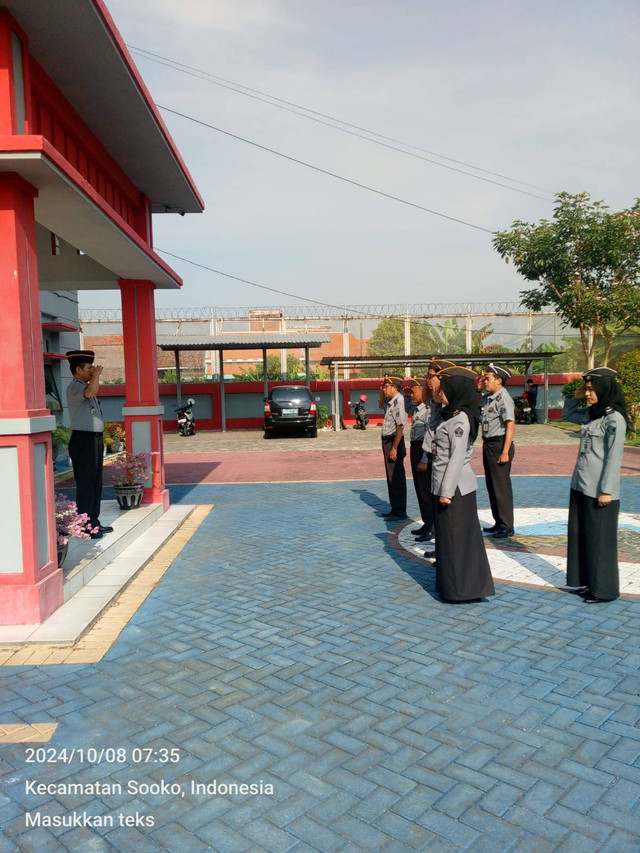 Kepala Rupbasan Mojokerto Tekankan Manajemen Waktu dalam Menyelesaikan Pekerjaan