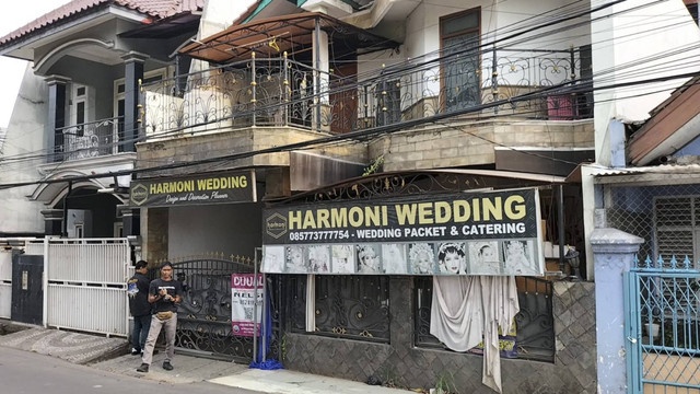 Kantor Harmoni Wedding yang diduga melakukan penipuan. Foto: kumparan