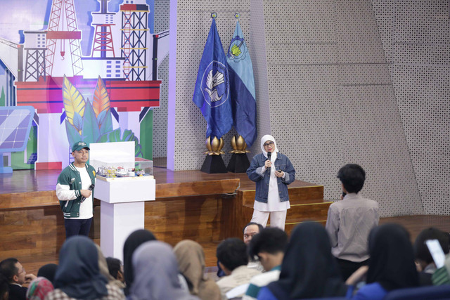 Diskusi “Gen Z: Ambisi vs Kesehatan Mental”, di kampus ITS, (9/10).  