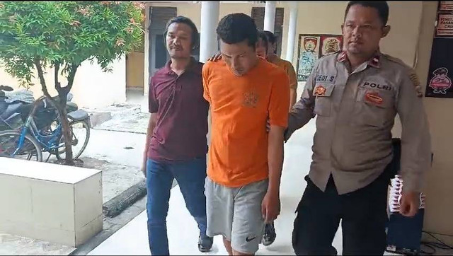Pelaku pencurian yang berhasil diamankan Polisi. | Foto: Dok Humas Polresta Bandar Lampung