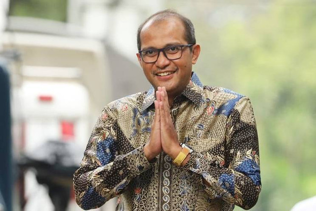 Wamenkum Eddy Hiariej di Jalan Kertanegara, Jakarta Selatan, Selasa (15/10/2024). Foto: Iqbal Firdaus/kumparan