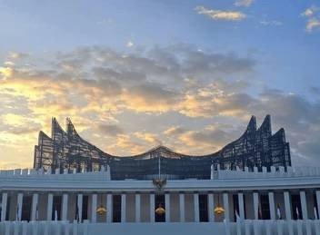 Potret Istana Negara di Ibu Kota Nusantara (IKN). Sumber: shutterstock.